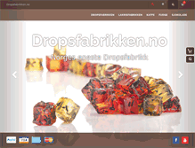 Tablet Screenshot of dropsfabrikken.no